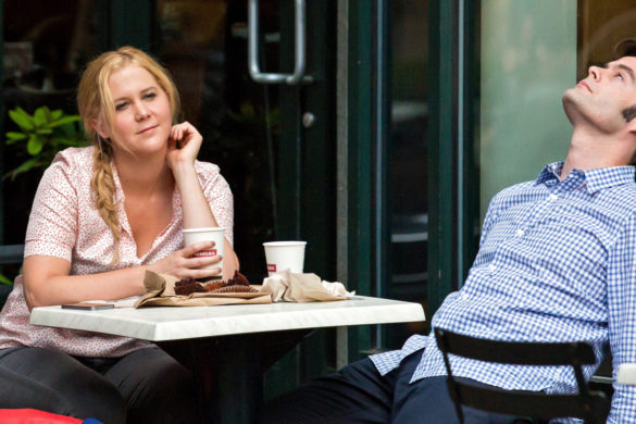 NEW YORK, NY - JULY 16:  Amy Schumer and Bill Hader are seen filming "Trainwreck" in East Village on July 16, 2014 in New York City.  (Photo by Alessio Botticelli/GC Images)