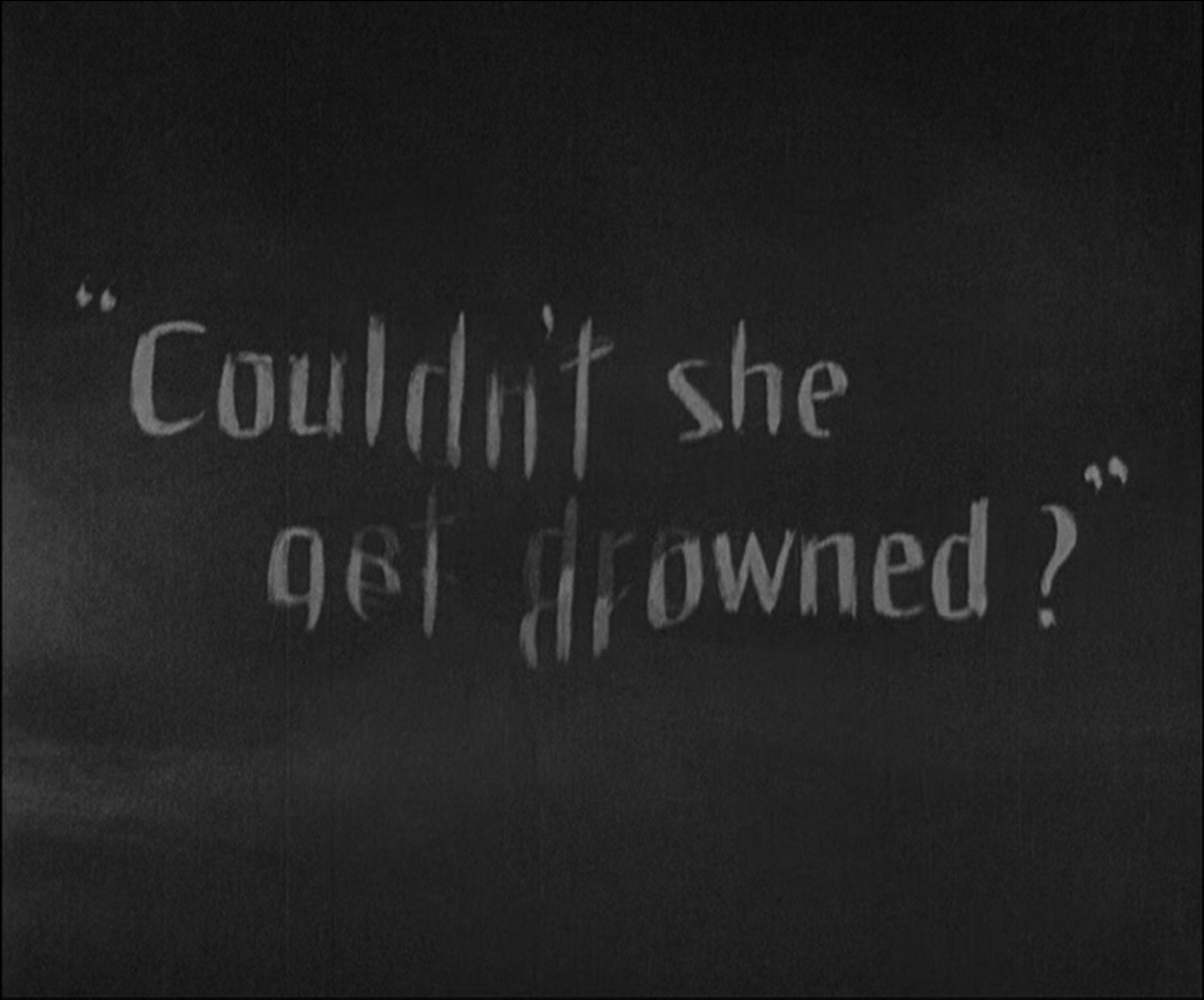 sunrise title card "couldn't she get drowned?"