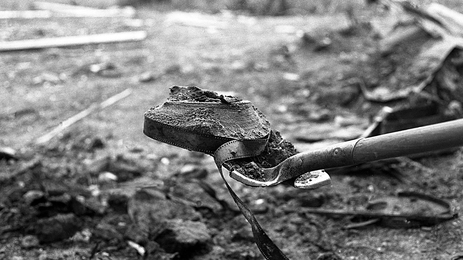 Film reel in Bill Morrison's Dawson City: Frozen Time